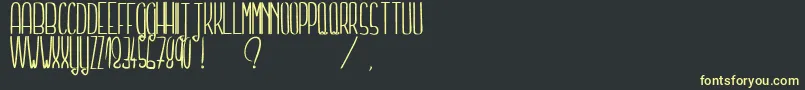 More about TellMeASecretLight Font TellMeASecretLight Font – Yellow Fonts on Black Background