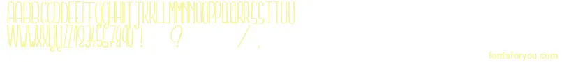 TellMeASecretLight Font – Yellow Fonts