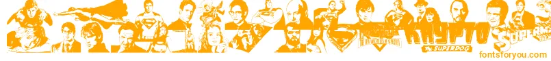 SupermanLastSonOfKryptonSuper-fontti – oranssit fontit