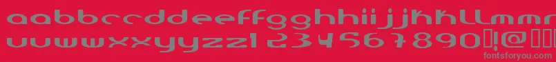 Laurehead Font – Gray Fonts on Red Background