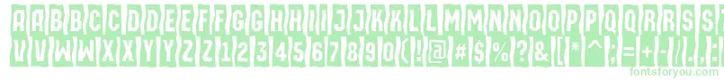 AMachinaortosls-fontti – vihreät fontit