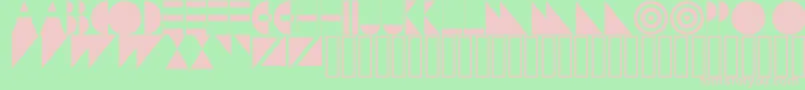 Subversion-fontti – vaaleanpunaiset fontit vihreällä taustalla