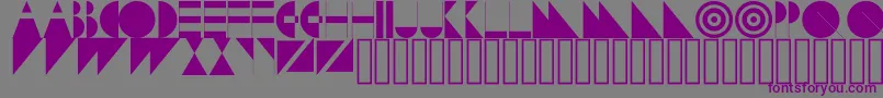 Subversion-fontti – violetit fontit harmaalla taustalla