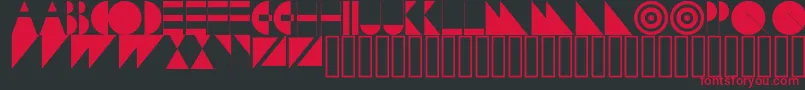 Subversion Font – Red Fonts on Black Background