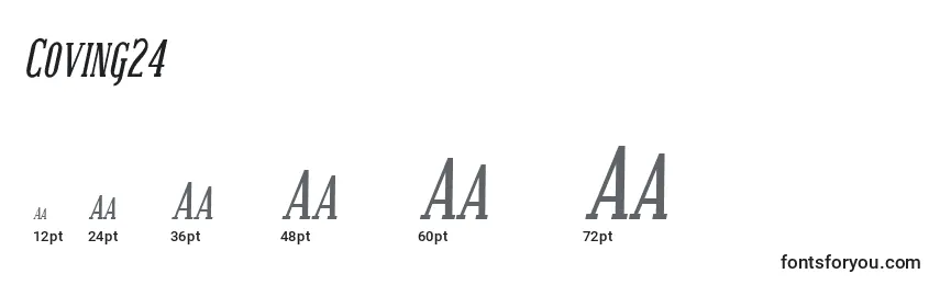 Coving24 Font Sizes