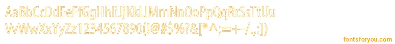 フォントMyriadstdSketch – オレンジのフォント