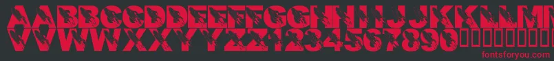 LmsRememberingSsColumbia Font – Red Fonts on Black Background