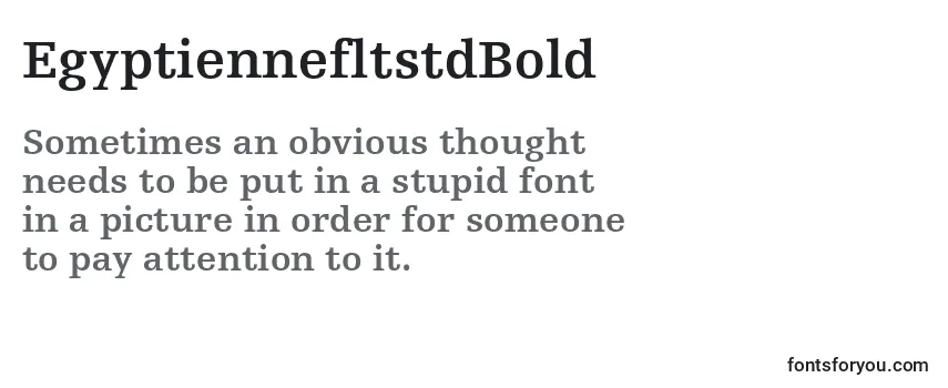 EgyptiennefltstdBold Font