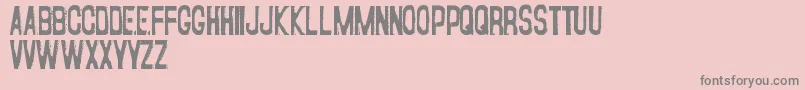 Fearofapunkplanet Font – Gray Fonts on Pink Background