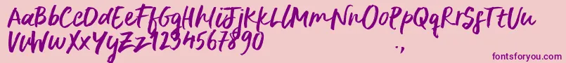 Más sobre la fuente DeliriumSample fuente DeliriumSample – Fuentes Moradas Sobre Fondo Rosa