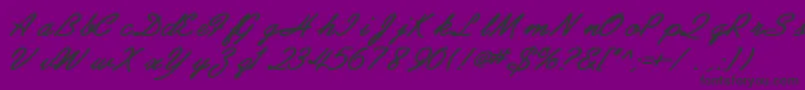 fuente AbrazoscriptsskBoldItalic – Fuentes Negras Sobre Fondo Morado