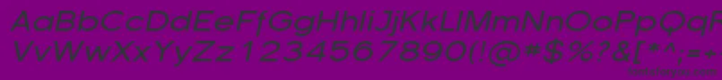 Florsn16 Font – Black Fonts on Purple Background