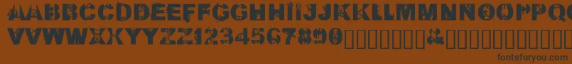 More about KillAllFontsJustAggression Font KillAllFontsJustAggression Font – Black Fonts on Brown Background