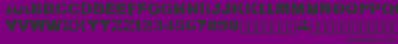 KillAllFontsJustAggression Font – Black Fonts on Purple Background