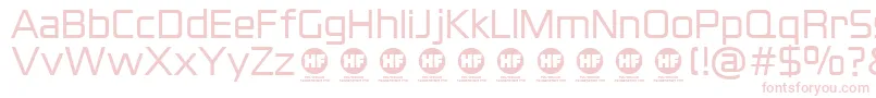 Czcionka BlackthornsRegularDemo – różowe czcionki