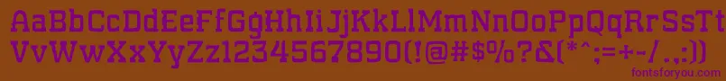 WhatSoundPounds Font – Purple Fonts on Brown Background
