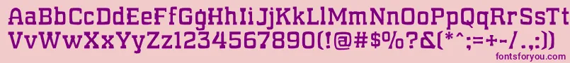 WhatSoundPounds Font – Purple Fonts on Pink Background