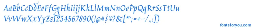 JimnightshadeRegular Font – Blue Fonts