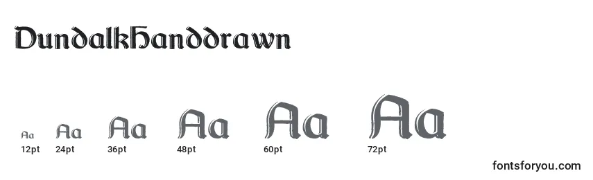 DundalkHanddrawn Font Sizes