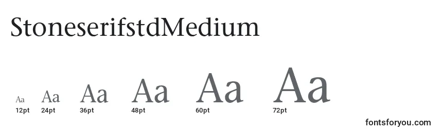 StoneserifstdMedium Font Sizes