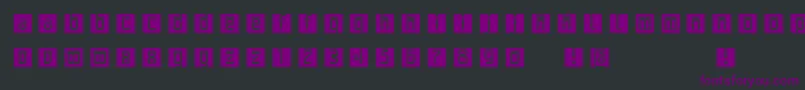 En savoir plus sur la police Archetypobricksinvers Police Archetypobricksinvers – polices violettes sur fond noir