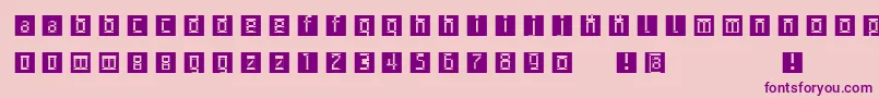 Lisätietoja Archetypobricksinvers-fontista Archetypobricksinvers-fontti – violetit fontit vaaleanpunaisella taustalla