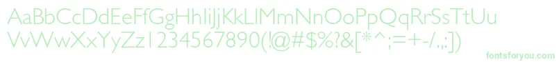 GillsansstdLight Font – Green Fonts