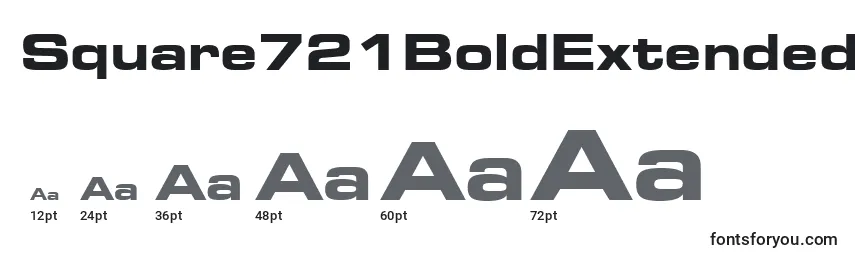 Размеры шрифта Square721BoldExtendedBt