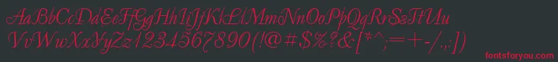 Decorclassic.Kz Font – Red Fonts on Black Background