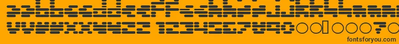 Invalid Font – Black Fonts on Orange Background