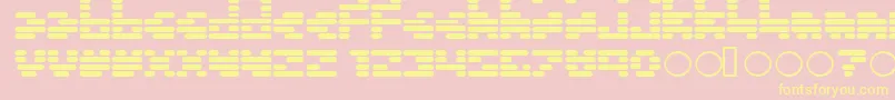 Invalid Font – Yellow Fonts on Pink Background