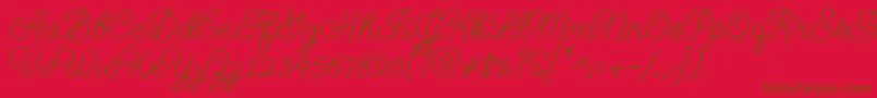 More about Geeohhmkbold Font Geeohhmkbold Font – Brown Fonts on Red Background