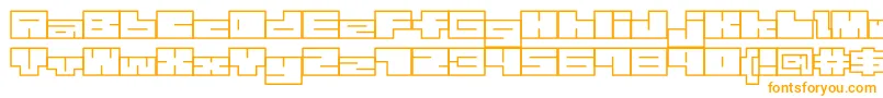 フォント1bMazew – オレンジのフォント