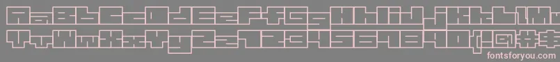 More about 1bMazew Font 1bMazew Font – Pink Fonts on Gray Background