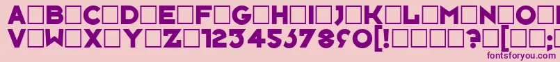 Neusixblack Font – Purple Fonts on Pink Background