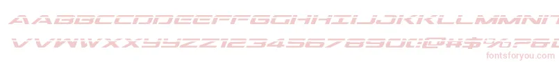 Outriderlaserital Font – Pink Fonts on White Background