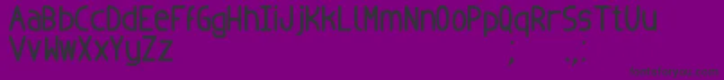 BadopusTfb Font – Black Fonts on Purple Background