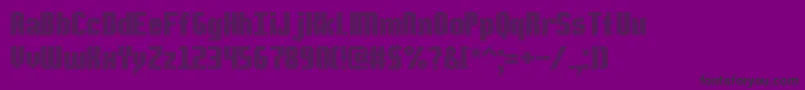 Fonte DsPoint – fontes pretas em um fundo violeta