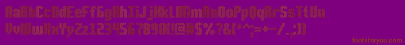 Más sobre la fuente DsPoint fuente DsPoint – Fuentes Marrones Sobre Fondo Morado