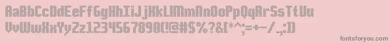 More about DsPoint Font DsPoint Font – Gray Fonts on Pink Background