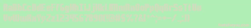 DsPoint Font – Pink Fonts on Green Background