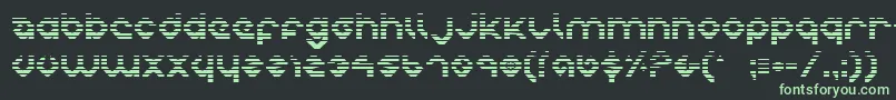 フォントCharlieg – 黒い背景に緑の文字