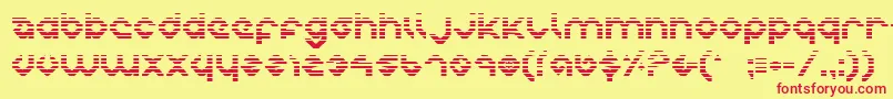 Charlieg Font – Red Fonts on Yellow Background