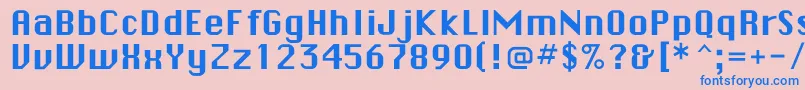 More about Checkboxflf Font Checkboxflf Font – Blue Fonts on Pink Background