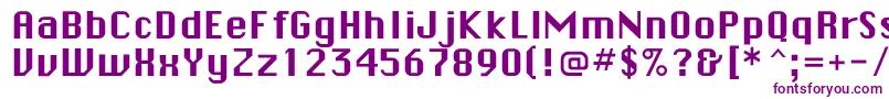 Checkboxflf Font – Purple Fonts on White Background