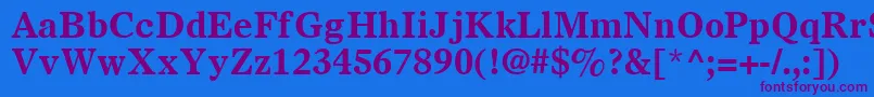 More about OlympianLtBold Font OlympianLtBold Font – Purple Fonts on Blue Background