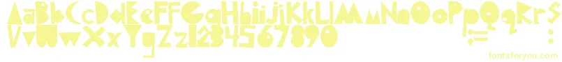 Korupssi-Schriftart – Gelbe Schriften