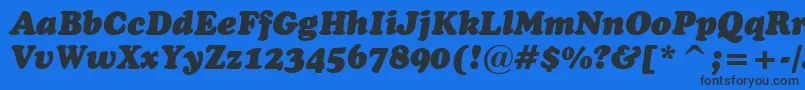 More about CooperBlackItalicHeadlineBt Font CooperBlackItalicHeadlineBt Font – Black Fonts on Blue Background