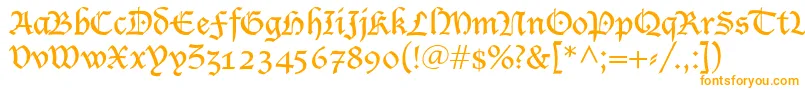 Blecklet Font – Orange Fonts