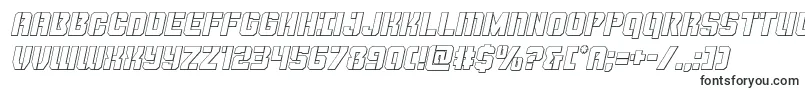 Шрифт Thundertrooperoutital – шрифты для VK